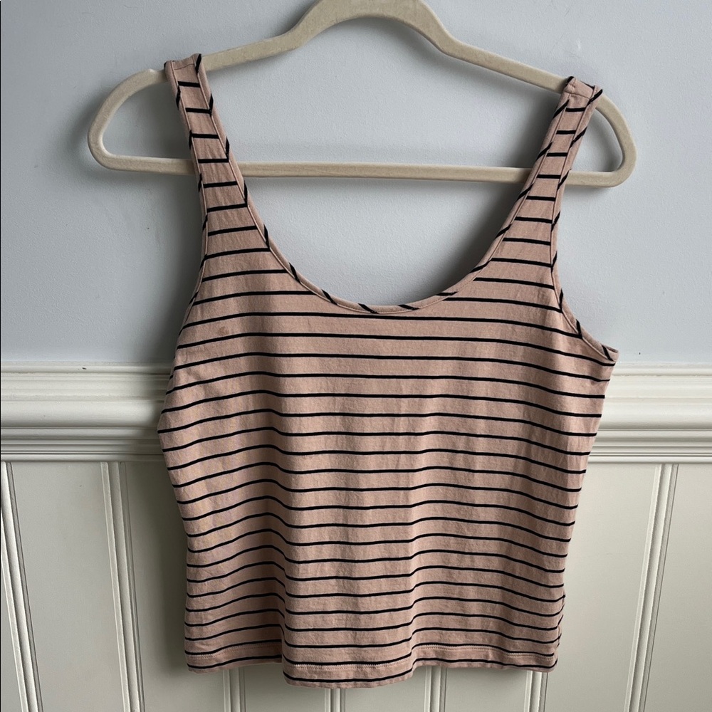 CAbi Charm Tank Top Striped Medium